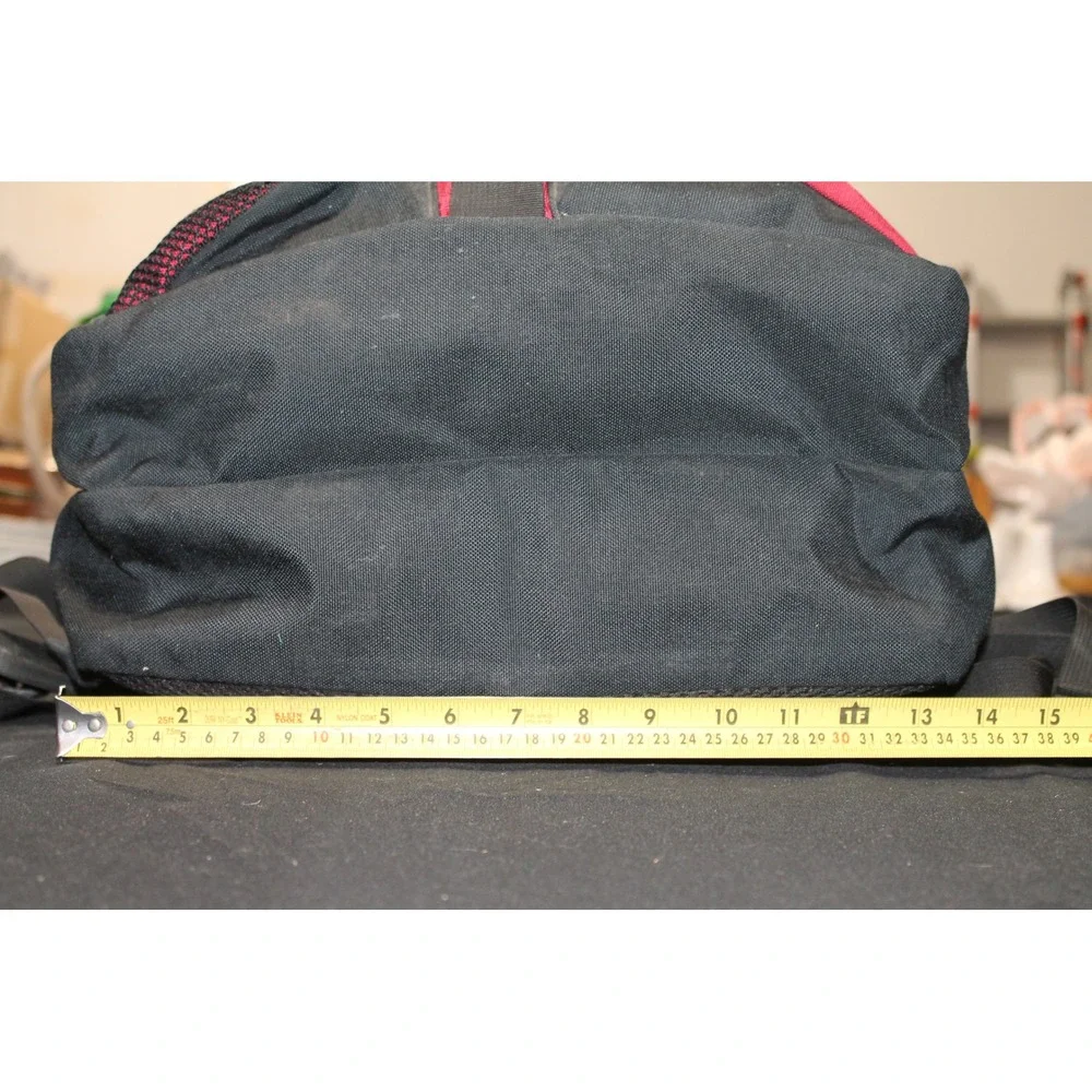 Tom Bihn Brain Bag Backpack Red Black Made in USA Port Angeles Washington